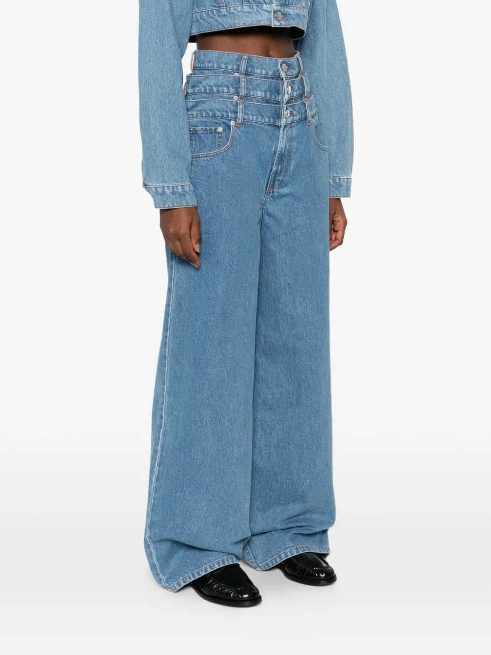  Viktor & Rolf Triple-layer Waist Jeans - Blue 
