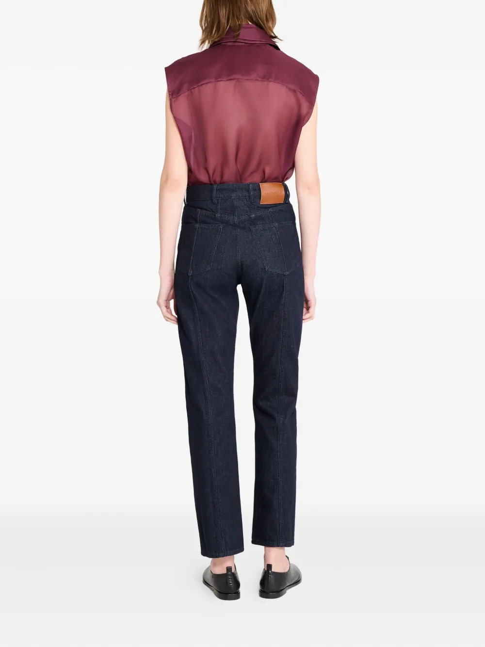 Viktor & Rolf Five-pocket Panelled Jeans In Blue