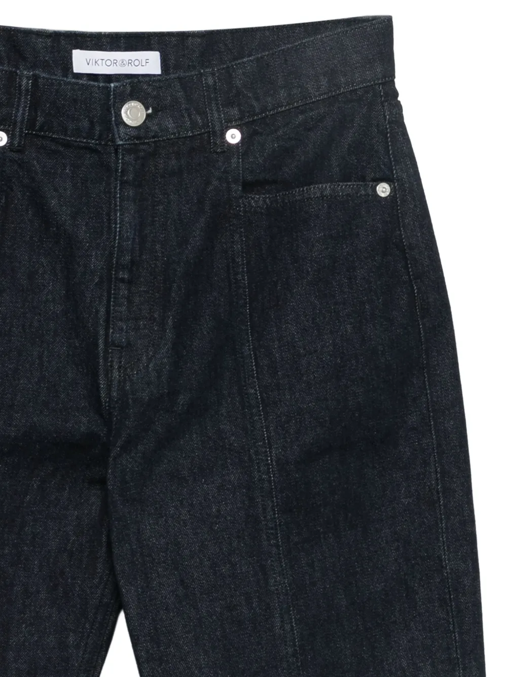 Viktor & Rolf Jeans met vijf zakken en vlakken Blauw