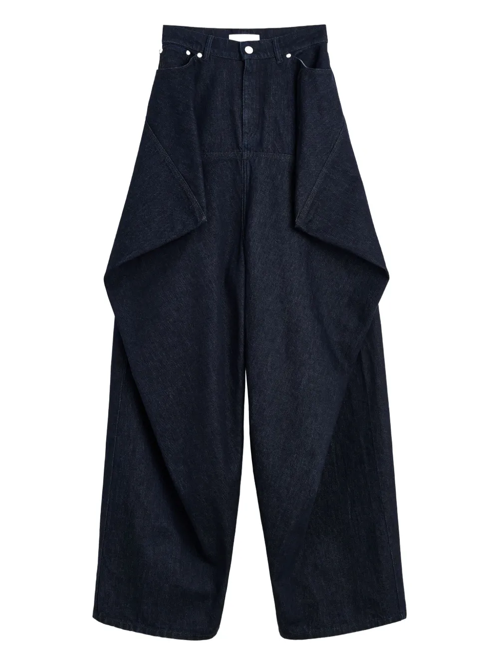 Viktor & Rolf Flap-panels Five-pocket Jeans In Blue