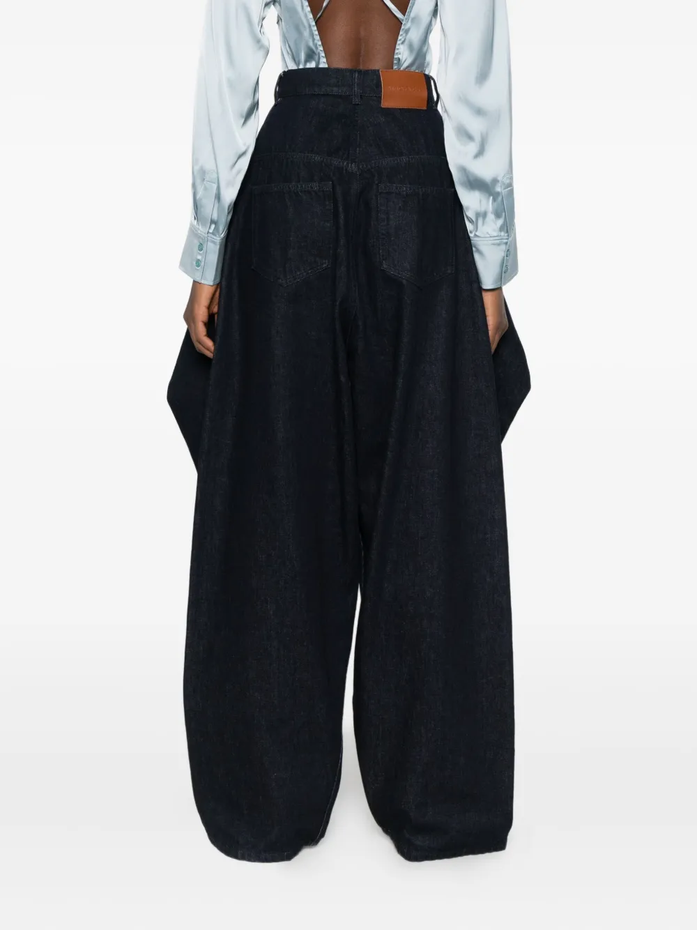 Viktor & Rolf Jeans met klepvlakken en vijf zakken Blauw