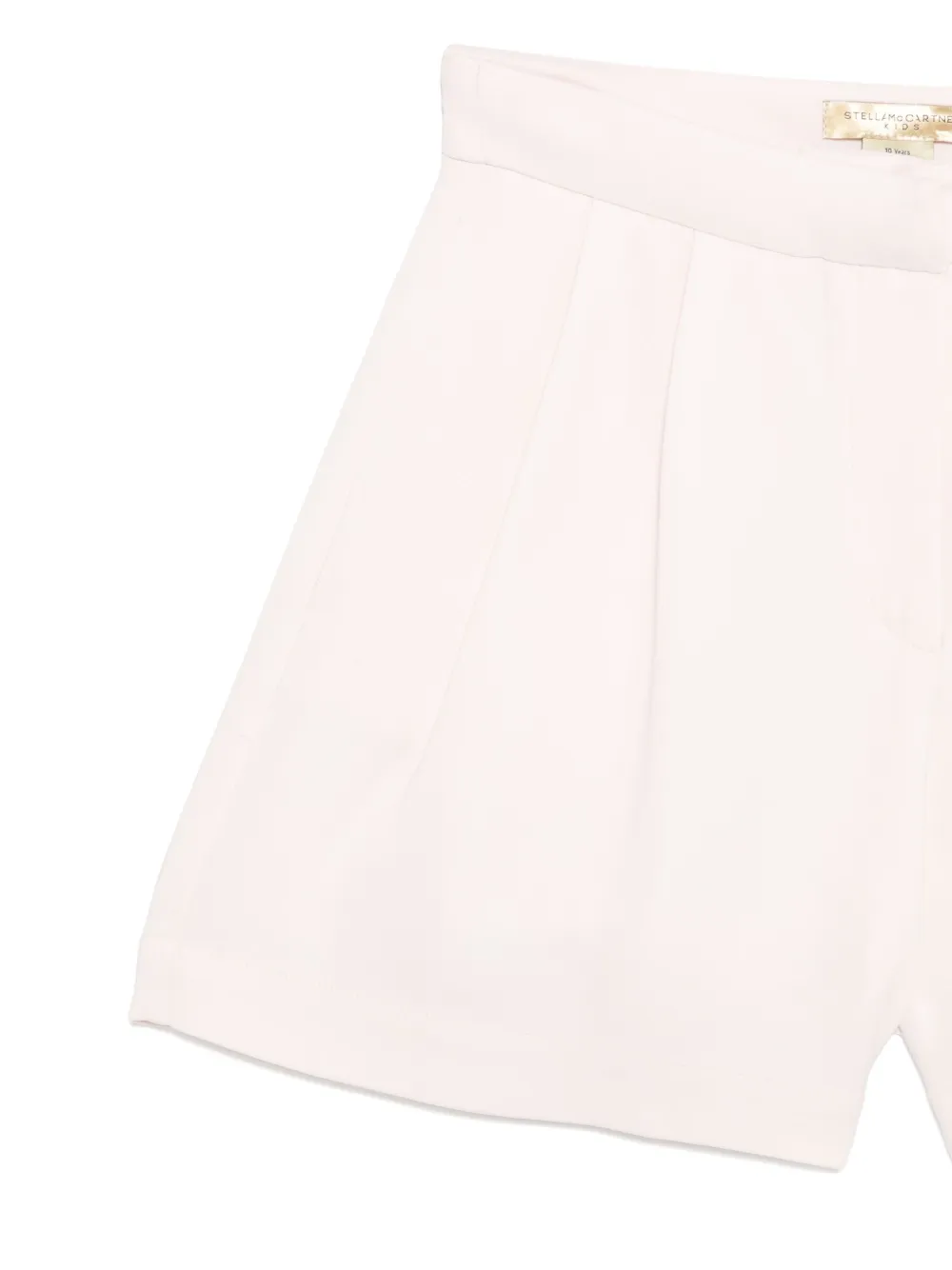 Stella McCartney Kids Geplooide shorts Roze