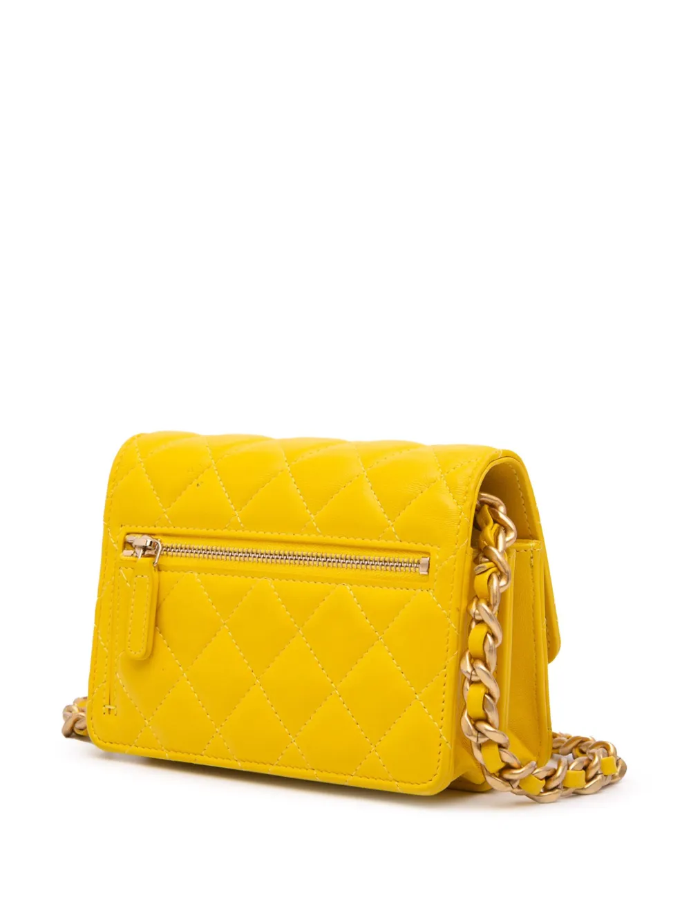 CHANEL Pre-Owned 2021 Quilted Lambskin Candy Chain Clutch with Chain crossbody bag | Pre-Owned | Image 2