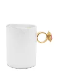 Astier De Villatte x Serena Carone Rose Ring mug - White
