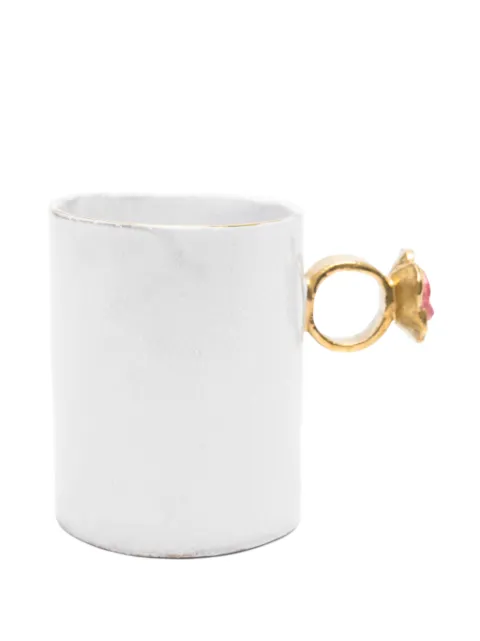 Astier De Villatte taza Rose Ring en colaboración con  Serena Carone