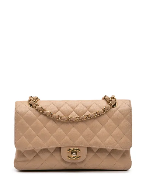 CHANEL Pre-Owned 2010-2011 Medium Classic Caviar Double Flap shoulder bag