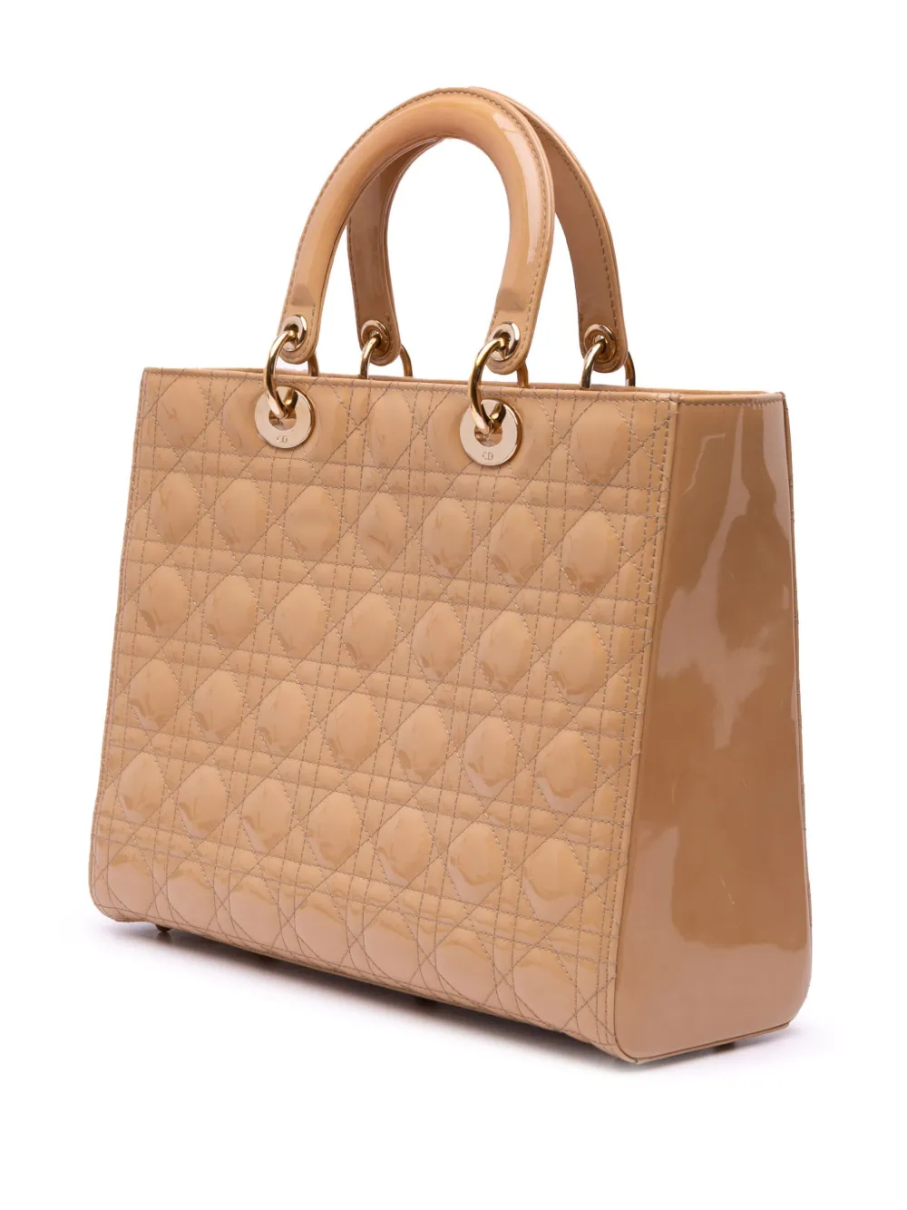 Christian Dior Pre-Owned 2011 Large Patent Cannage Lady Dior satchel | Pre-Owned | Image 2