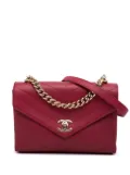 CHANEL Pre-Owned 2018-2019 Small Calfskin Coco Chevron Envelope Flap satchel - Red