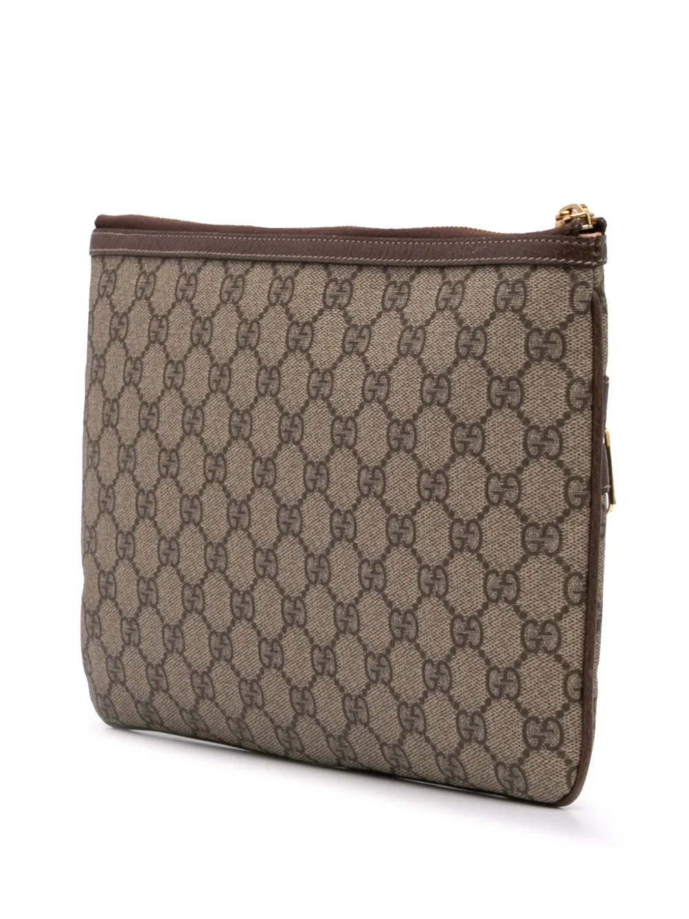 Gucci Pre-Owned 2000-2015 Large GG Supreme Ophidia Web clutch bag | Pre-Owned | Image 2