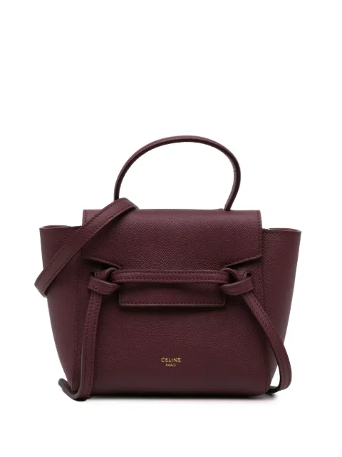 Céline Pre-Owned bolsa satchel Pico Grained Calfskin Belt Bag 2020