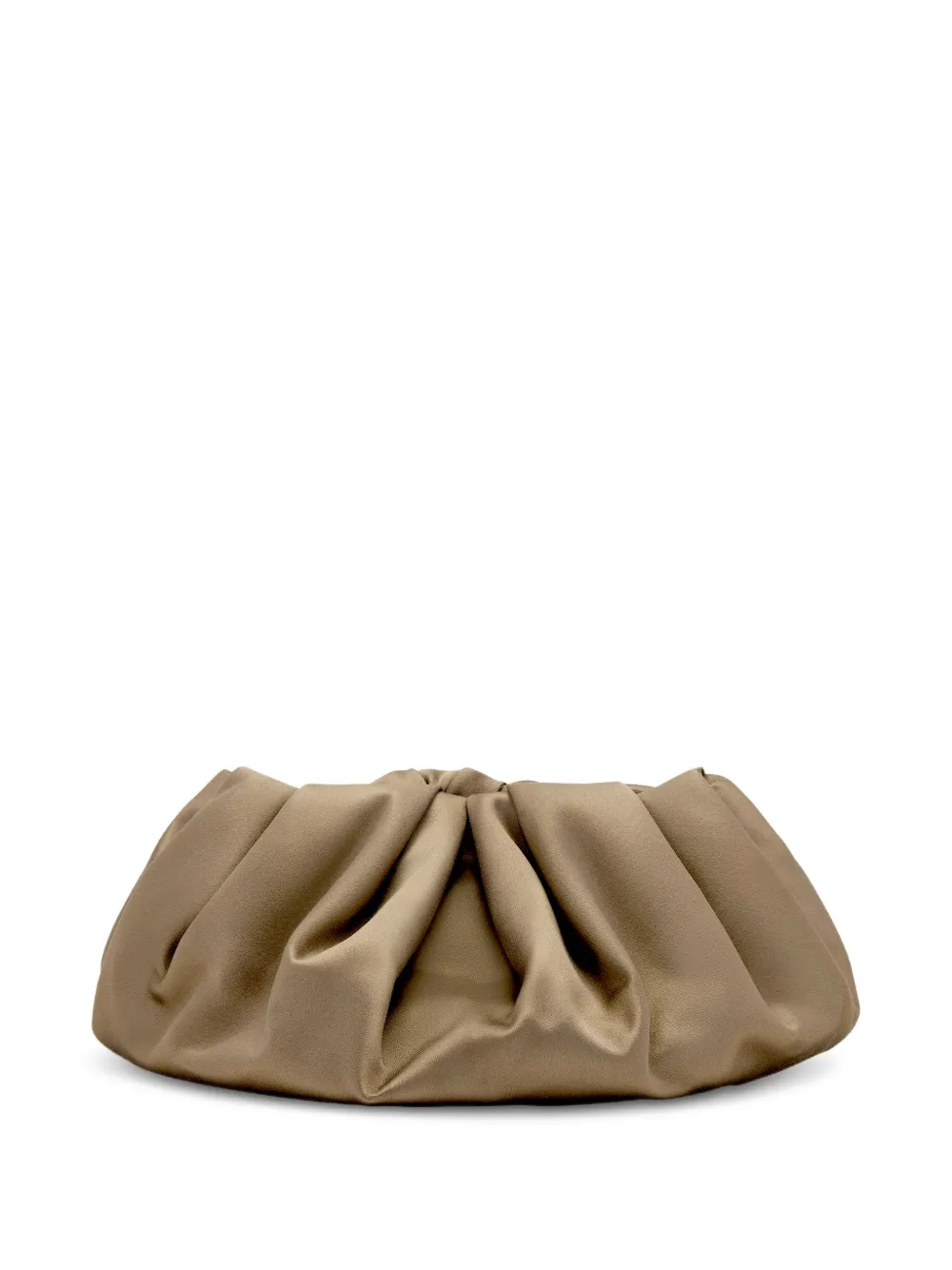 Oscar de la Renta Satijnen clutch Bruin