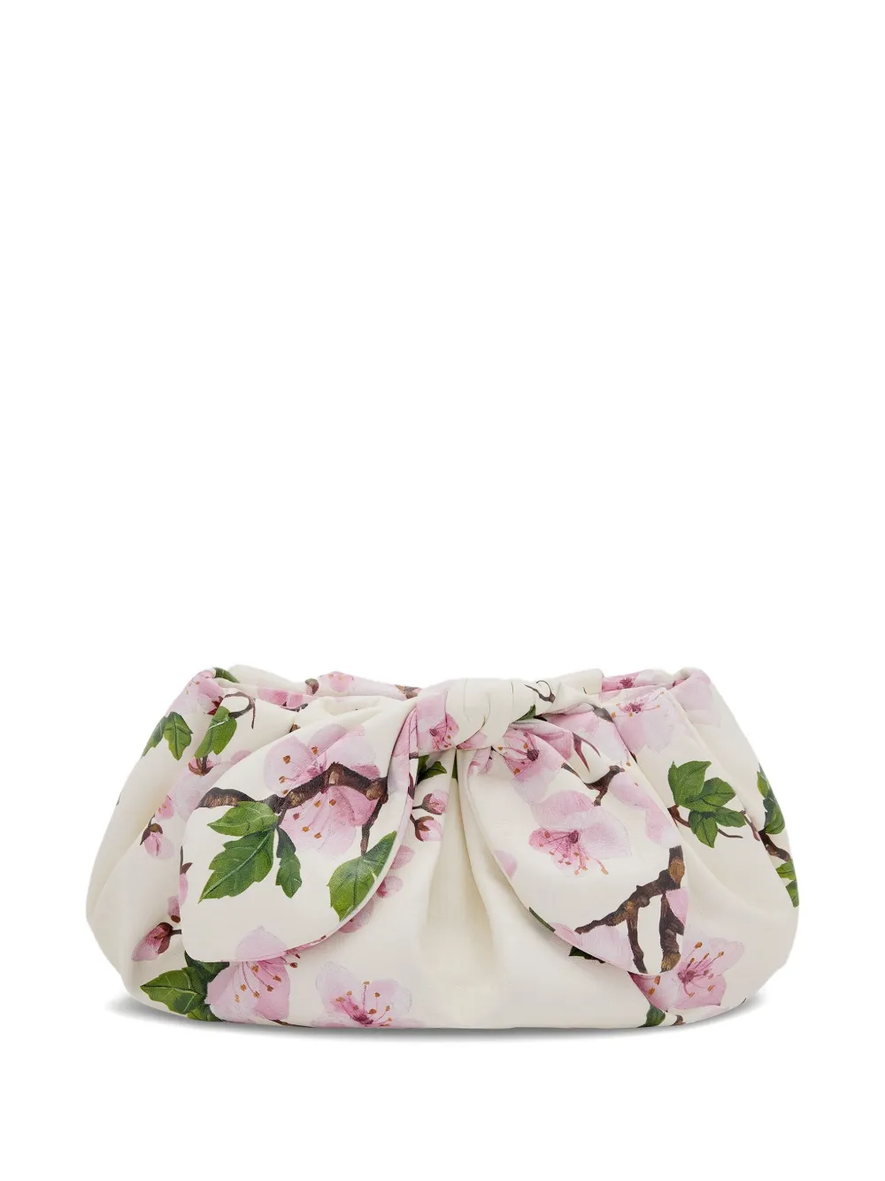 Oscar De La Renta Floral-print Clutch Bag