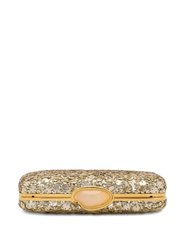 Oscar de La Renta Minaudire Clutch - Gold Oscar de La Renta Minaudire Clutch - Gold