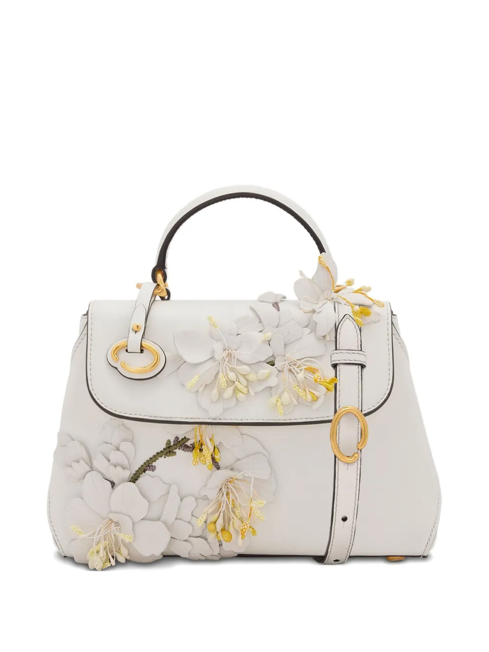 Oscar de la Renta TRO kleine tas Beige