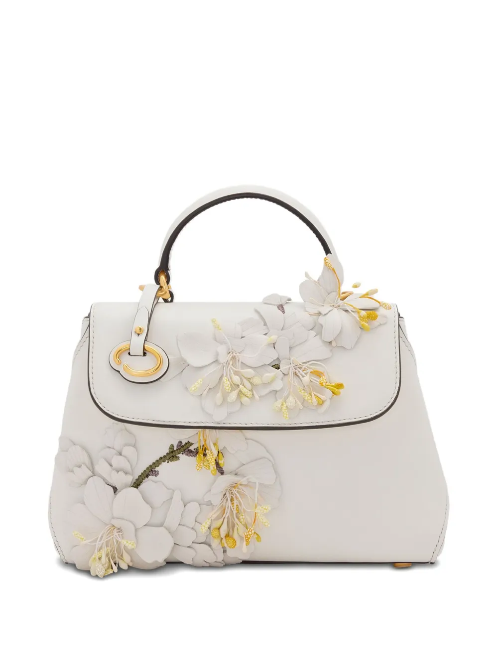 Oscar de la Renta TRO kleine tas Beige