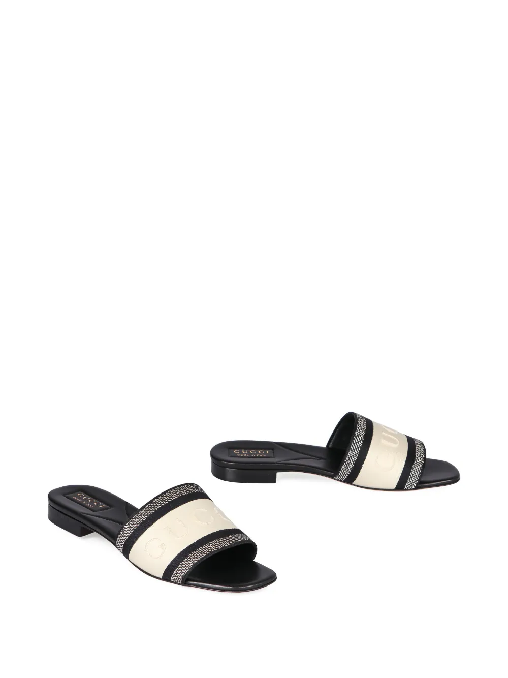 Gucci Sandalen met Web-detail Wit