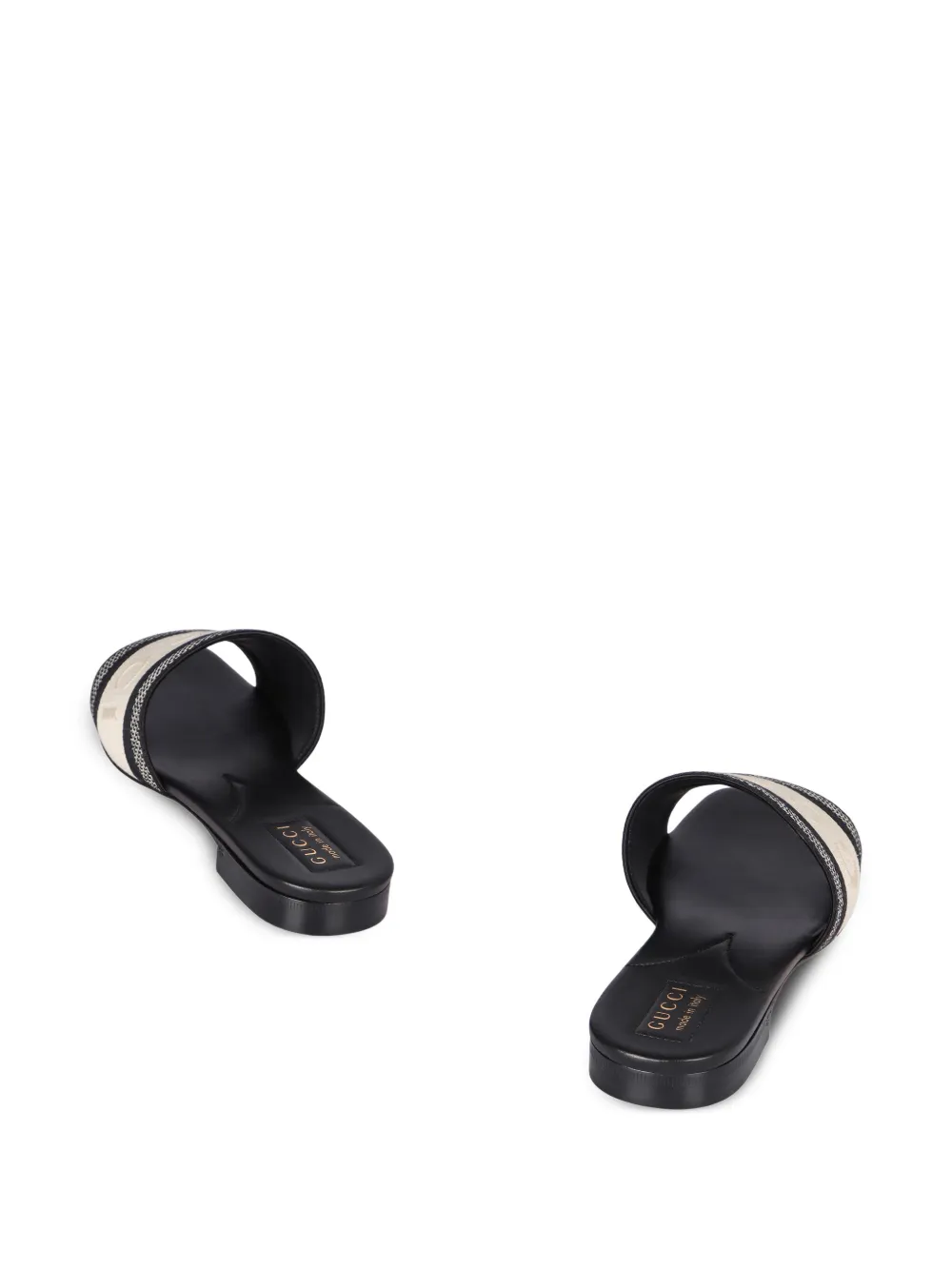 Gucci Sandalen met Web-detail Wit