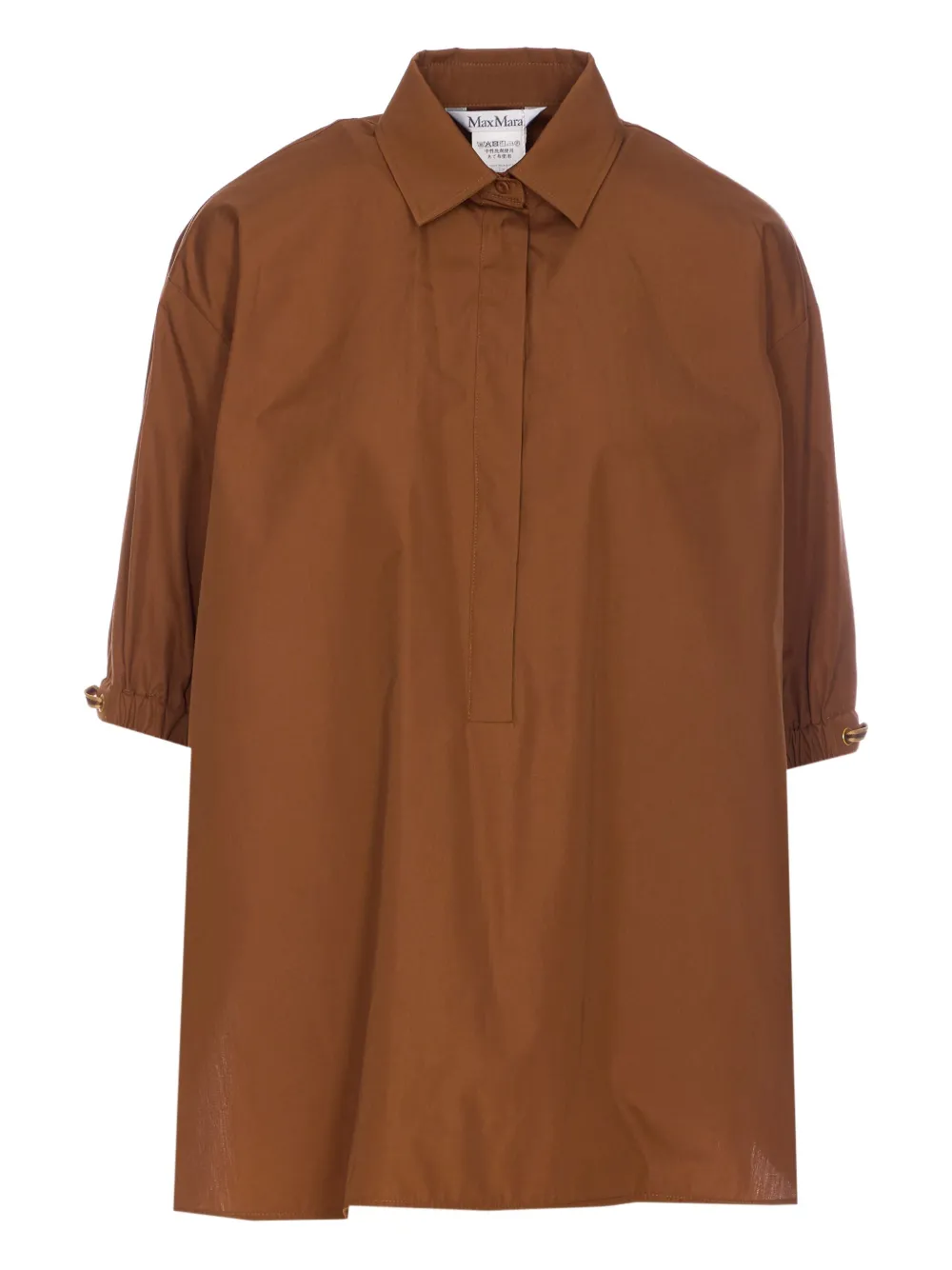 Max Mara Teano shirt Bruin