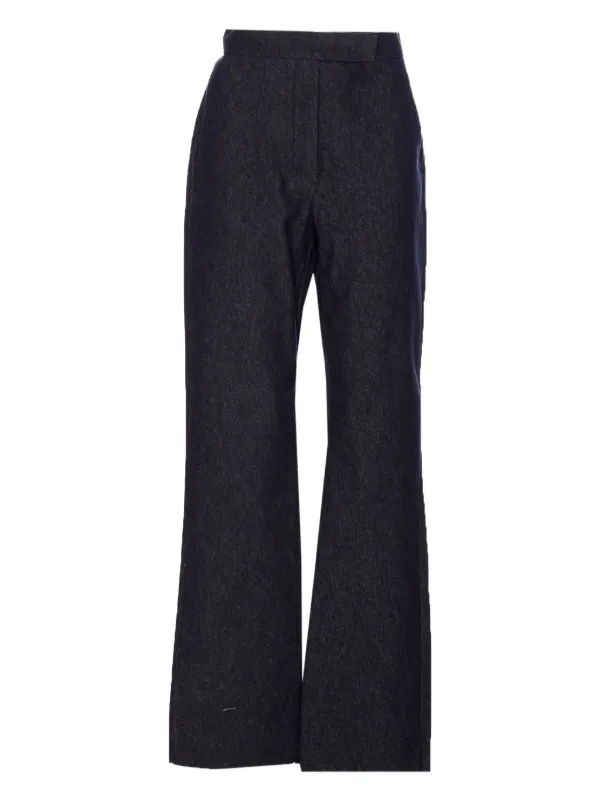 パンツ MAX MARA Women Straight Pants GALIZIACO Blue Max Mara Galizia Trousers | Blue | FARFETCH