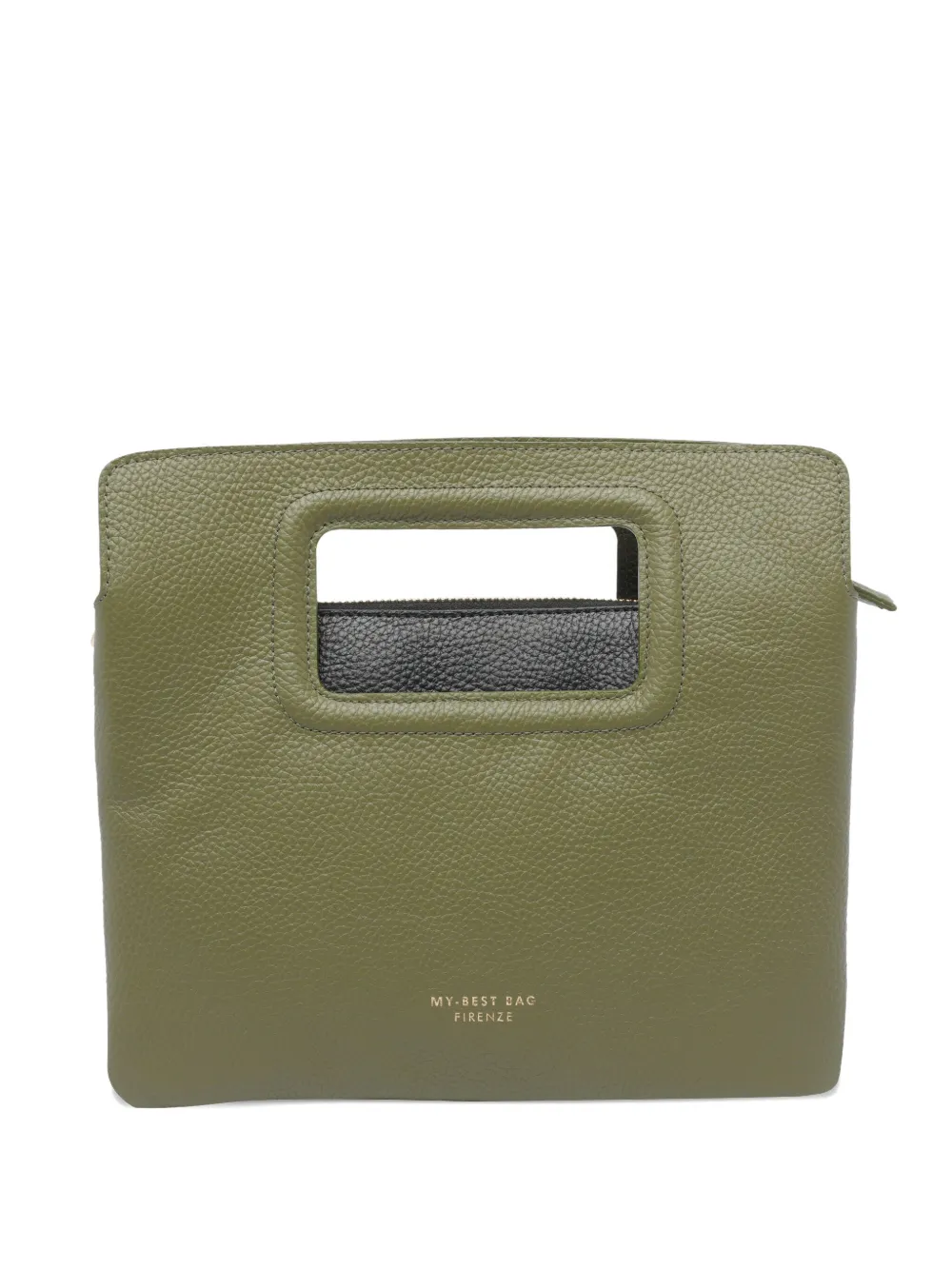 MY BEST BAG レザー トートバッグ - グリーン MY BEST BAG レザー トートバッグ - グリーン
