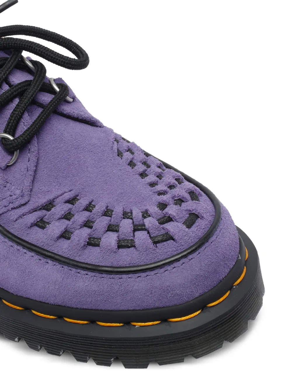 Dr. Martens leather brogues Purple