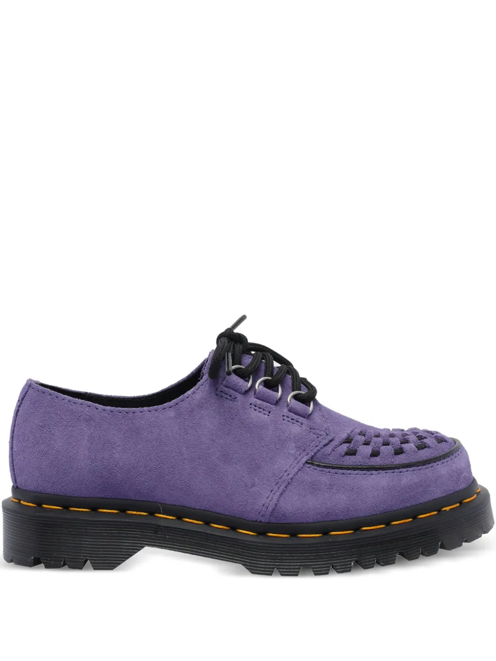 Dr. Martens leather brogues Purple