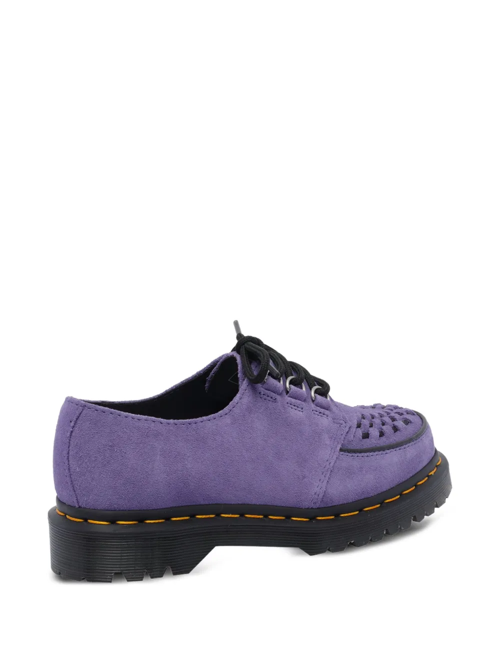 Dr. Martens leather brogues Purple