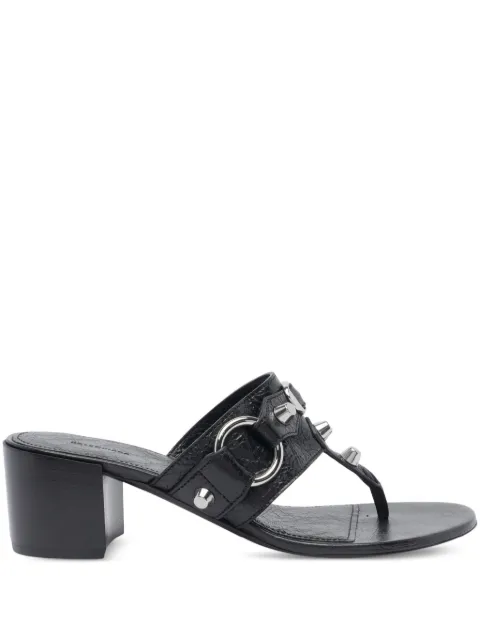 Balenciaga 50mm leather mules 