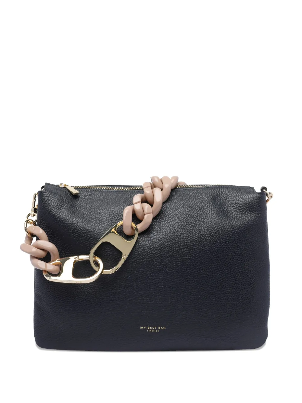 MY BEST BAG レザーショルダーバッグ - ブルー MY BEST BAG レザーショルダーバッグ - ブルー