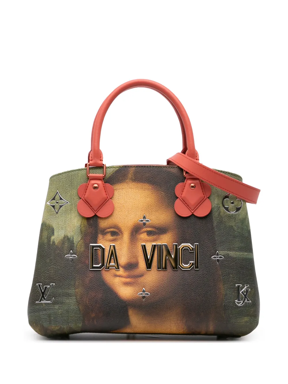 Pre-owned Louis Vuitton 2017 Jeff Koons Masters Collection Da Vinci Montaigne Mm Satchel