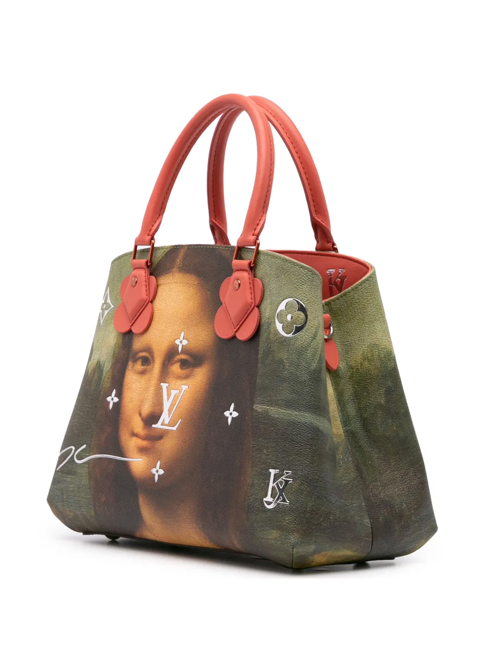 Louis Vuitton Pre-Owned 2017 Jeff Koons Masters Collection Da Vinci Montaigne MM satchel | Pre-Owned | Image 2