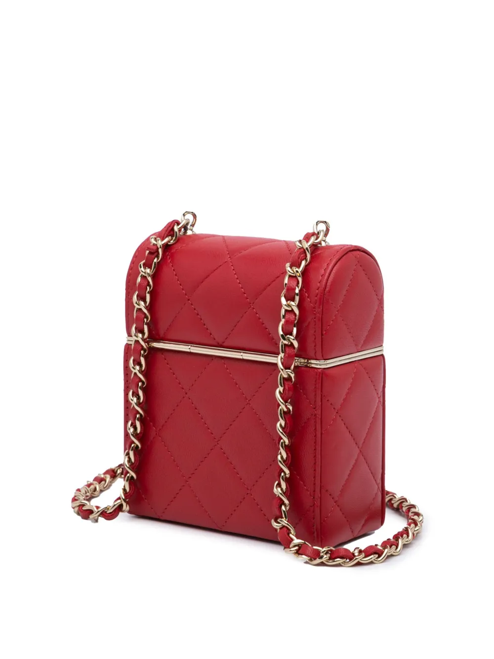 CHANEL Pre-Owned 2021 Small CC Lambskin Box Vanity with Chain crossbody bag | Pre-Owned | Image 2