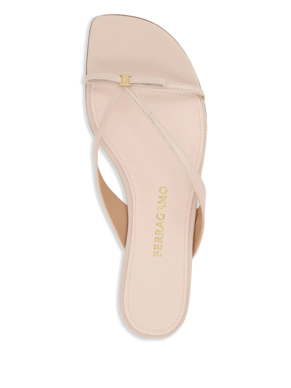 Ferragamo mini bow flip flops Pink
