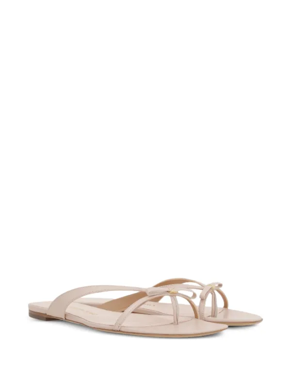 【FERRAGAMO】ミニ ボウ フリップフロップ Ferragamo Mini Bow Flip Flops | Pink | FARFETCH