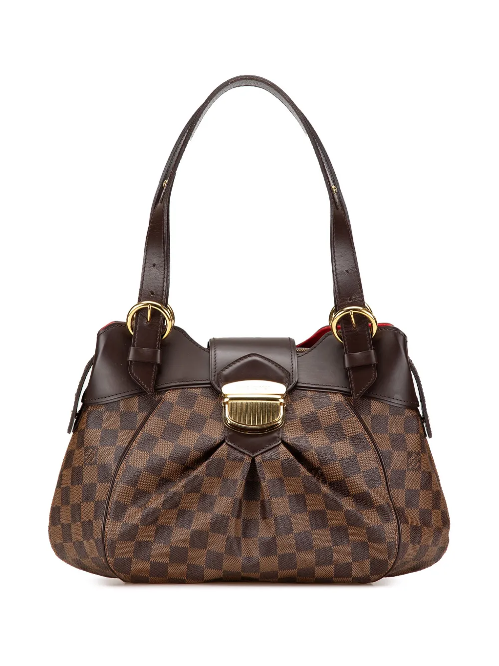Louis Vuitton Pre-Owned 2009 ダミエ エベヌ システィナ PM ショルダーバッグ - ブラウン Louis Vuitton Pre-Owned 2009 ダミエ エベヌ システィナ PM ショルダーバッグ - ブラウン