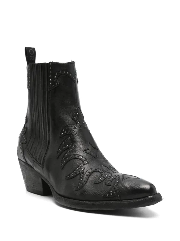 Sartore レザーアンクルブーツ | ブラック | FARFETCH JP Sartore レザーアンクルブーツ | ブラック | FARFETCH JP