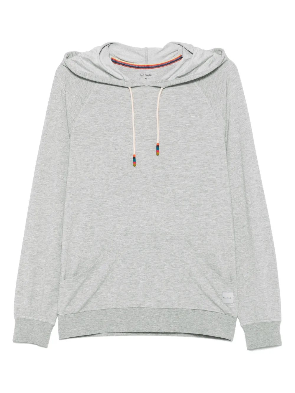 Paul Smith logo-patch hoodie - グレー Paul Smith logo-patch hoodie - グレー