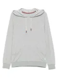 Paul Smith logo-patch hoodie - Grey