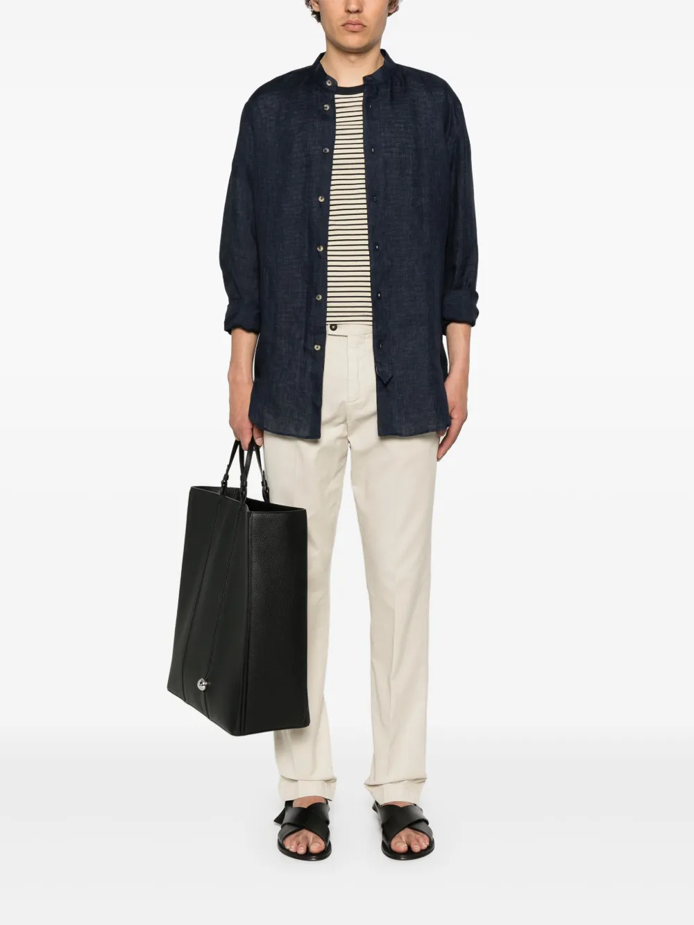 Paul Smith Linnen overhemd - Blauw
