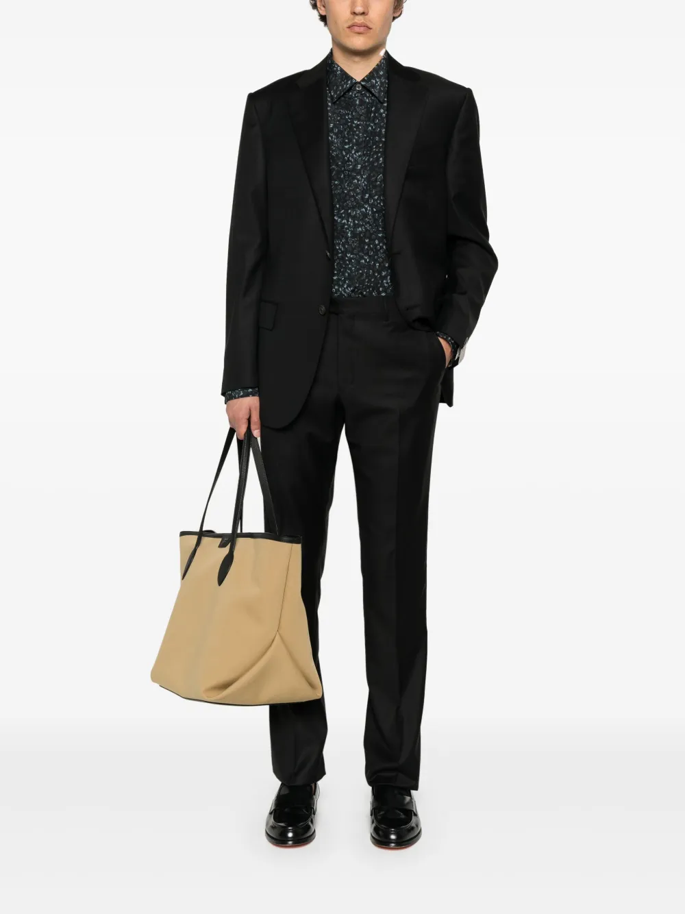 Paul Smith Overhemd met grafische print - Zwart