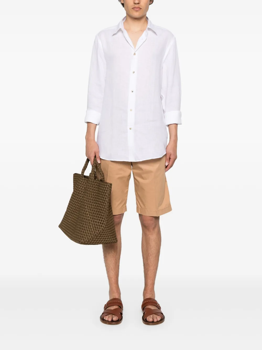 Paul Smith Linnen overhemd - Wit