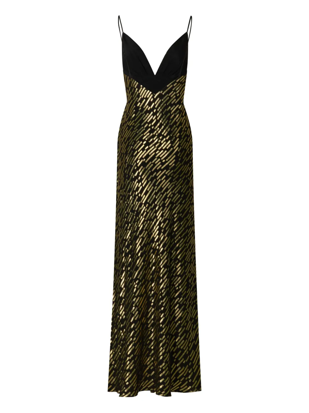 Johanna Ortiz Tropical Echos maxi dress - Zwart