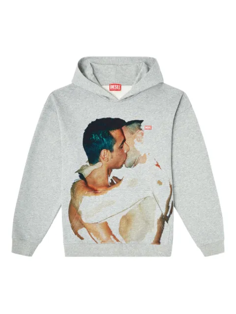 Diesel x Tom of Finland Foundation Kiss-print hoodie