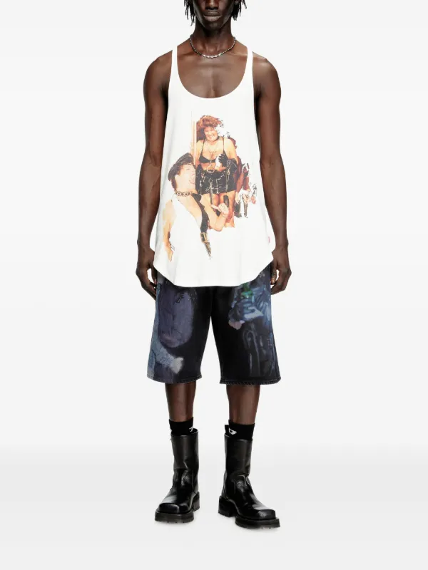 Diesel x Tom Of Finland Foundation T-Shanry Tank Top | White