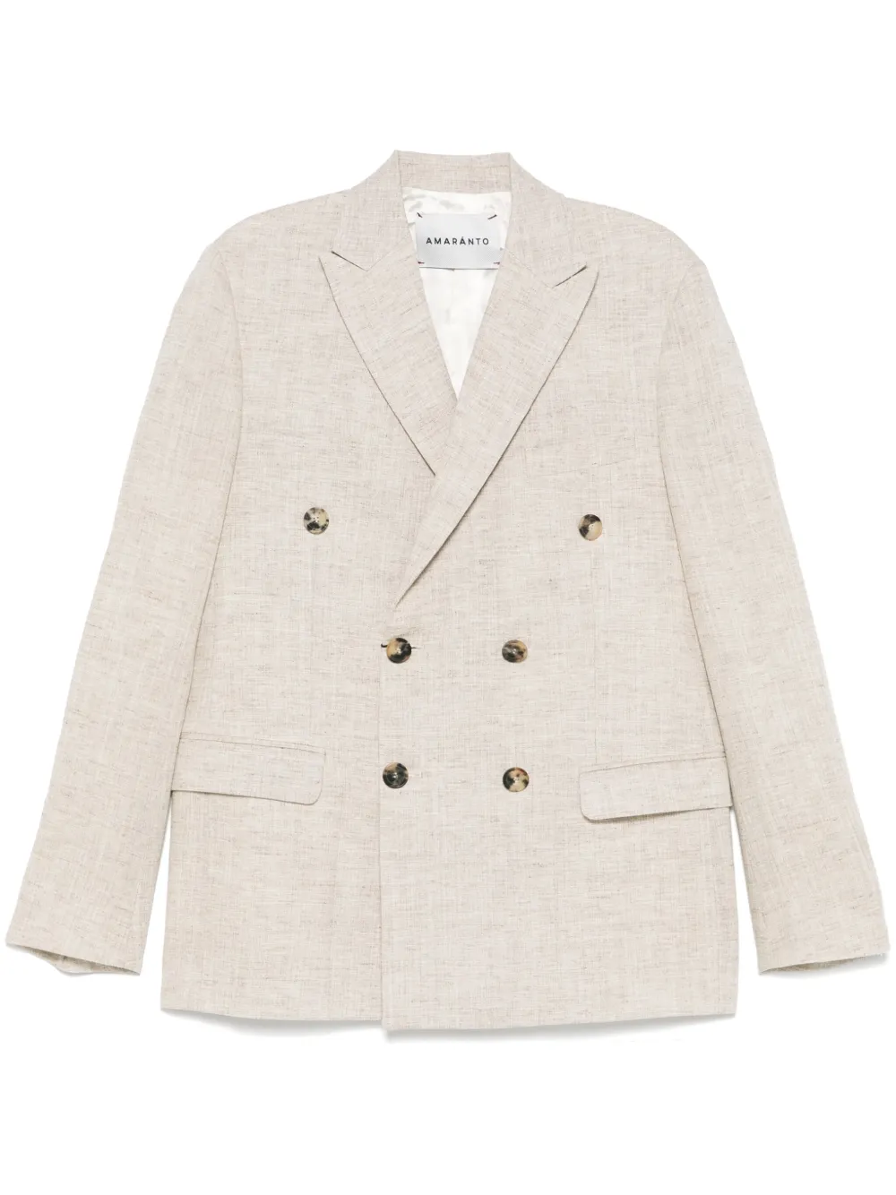 AMARÁNTO Blazer com abotoamento duplo | Neutro | Image 1