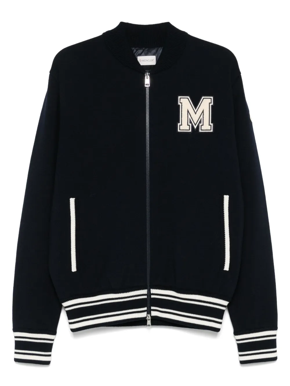 Moncler contrast-panel jacket | Blue | Image 1