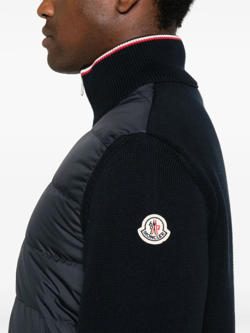 Moncler Gewatteerd jack met rits Blauw
