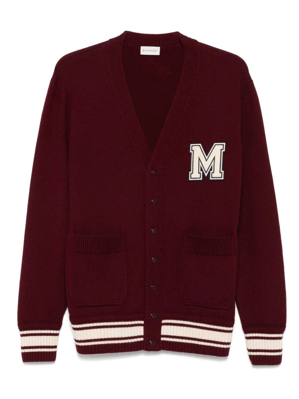 Moncler Vest met opgestikte zak Rood