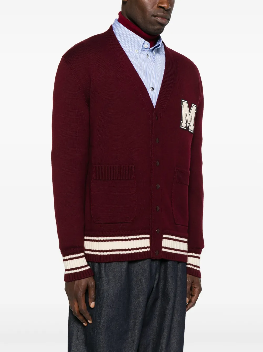Moncler Vest met opgestikte zak Rood