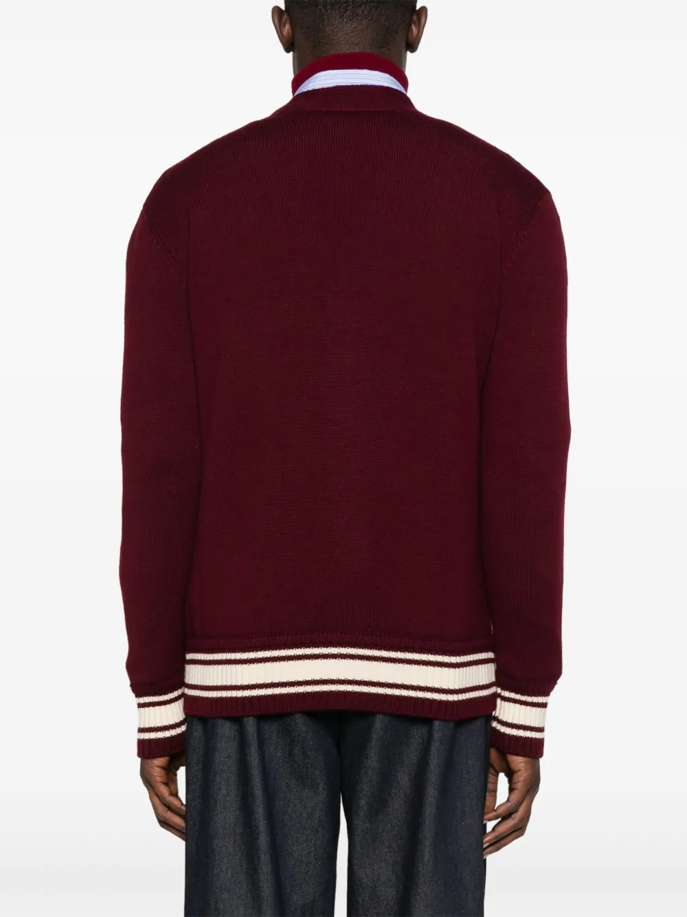 Moncler Vest met opgestikte zak Rood